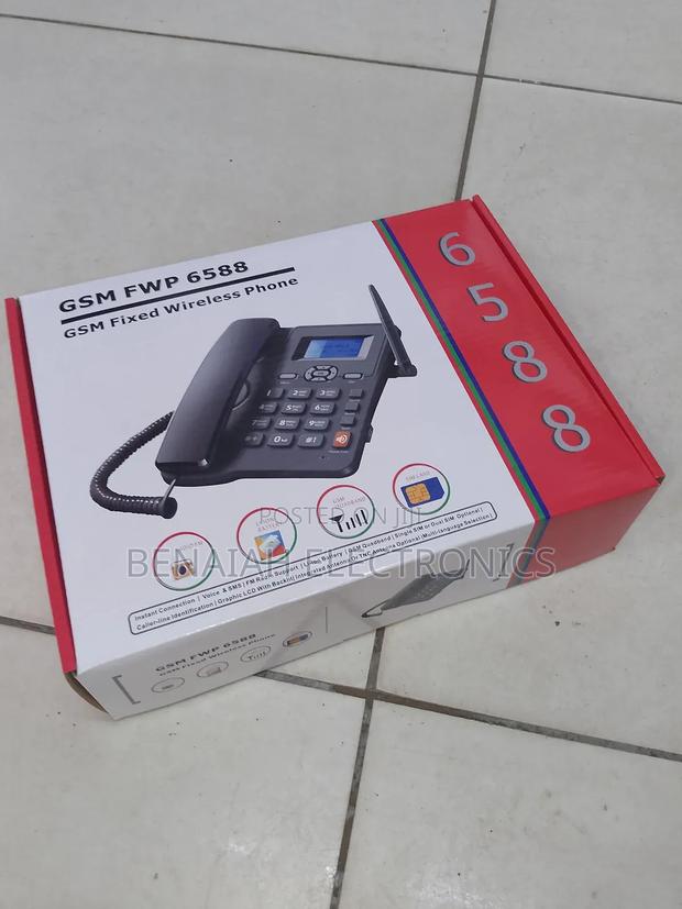 Desk Phone With Fm Radio Support - main view