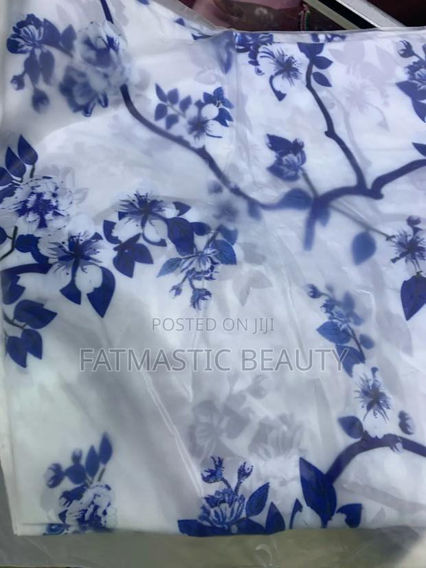 Pretty Blue Scarf Silk - thumbnail 2