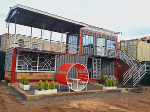 Shipping Container Offices- Stacked 20ft and 40ft Containers