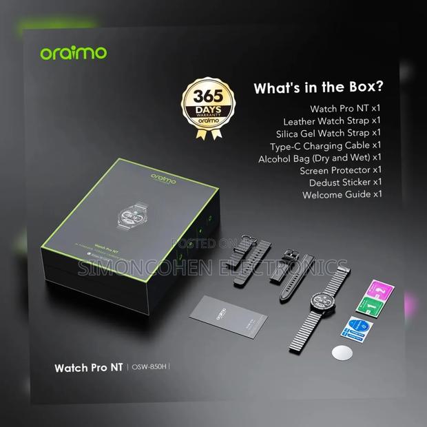 Oraimo Watch Pro Nt 1.43" Amoled Al Powered Smart Watch