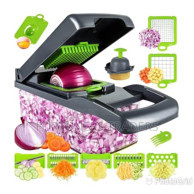 Vegetable Cutter With Interchangeable Blades
.