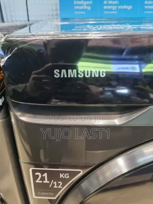Samsung 21kg Front Load Washer + 12kg Wd21t6300gv