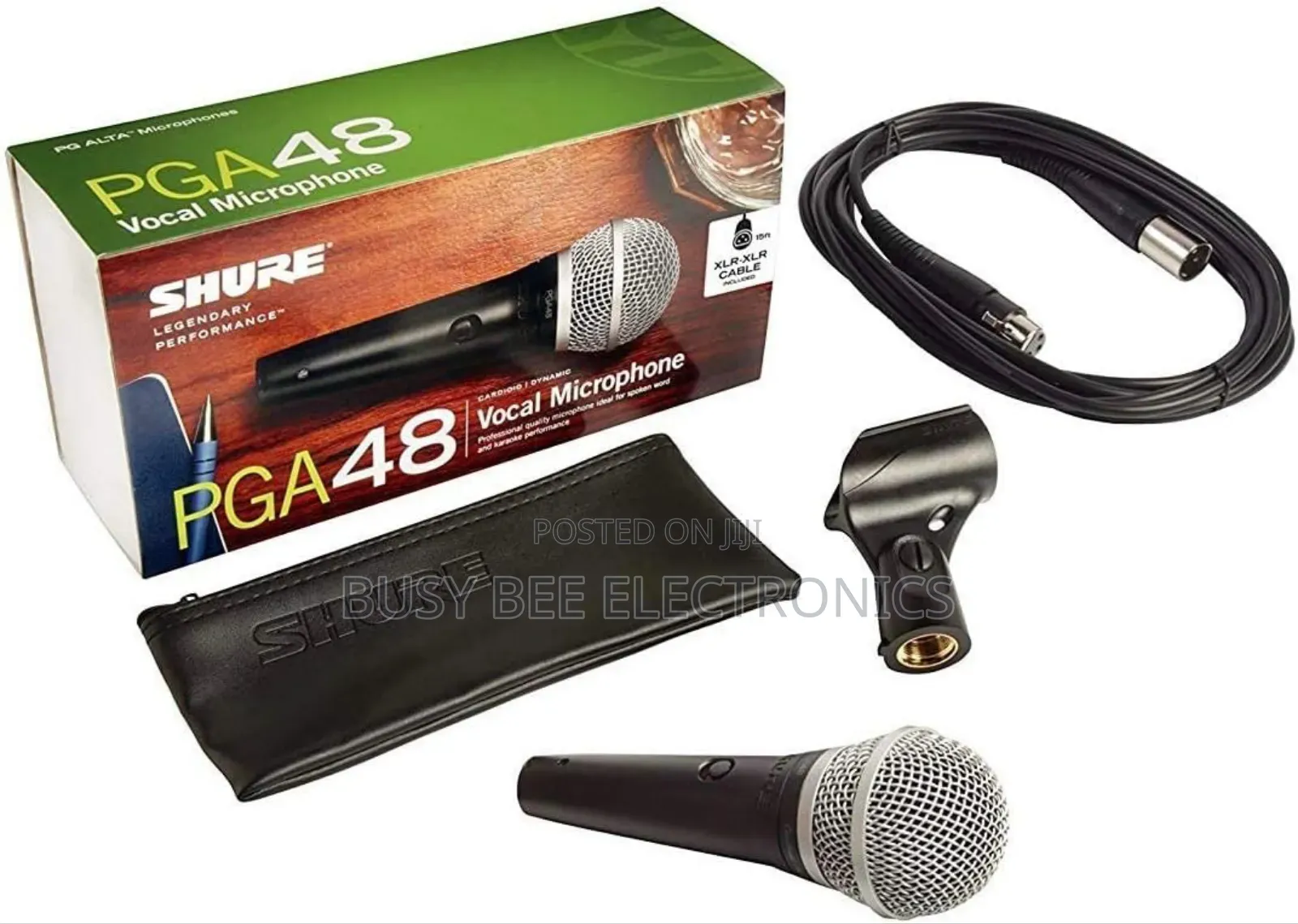 Shure Pga48, Cardioid Dynamic Vocal Microphone,