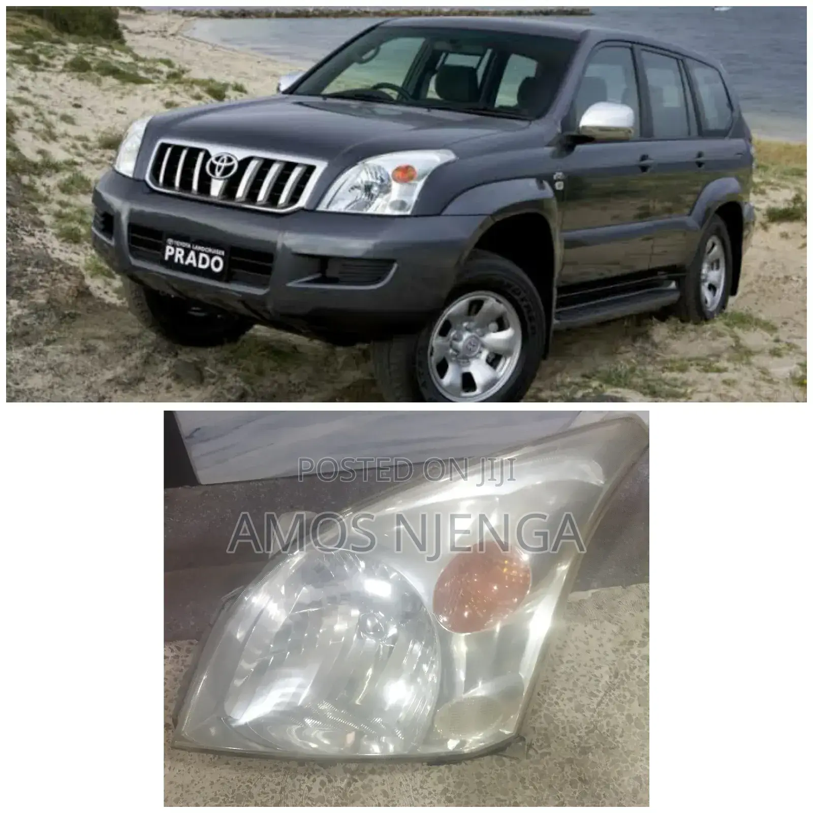 Toyota Land Cruiser Prado 120 Headlight