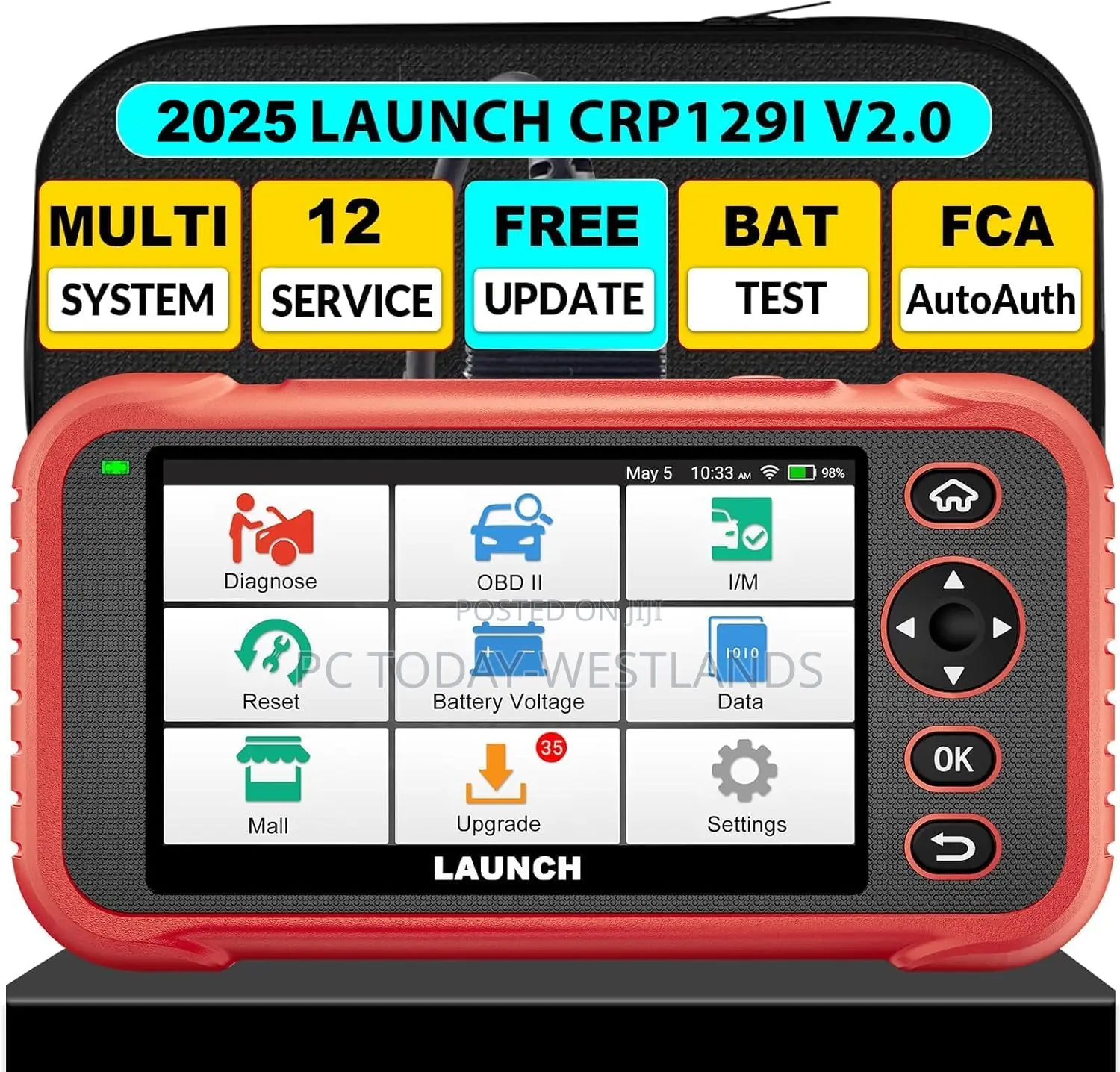 Launch X431 Crp129i V2.0 Obd2 Car Diagnostic Scanner Tool