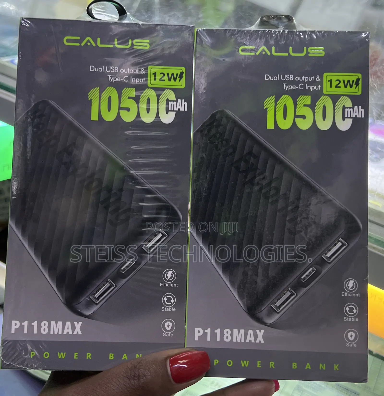 Calus 12watts 10000mah Slim Powerbank