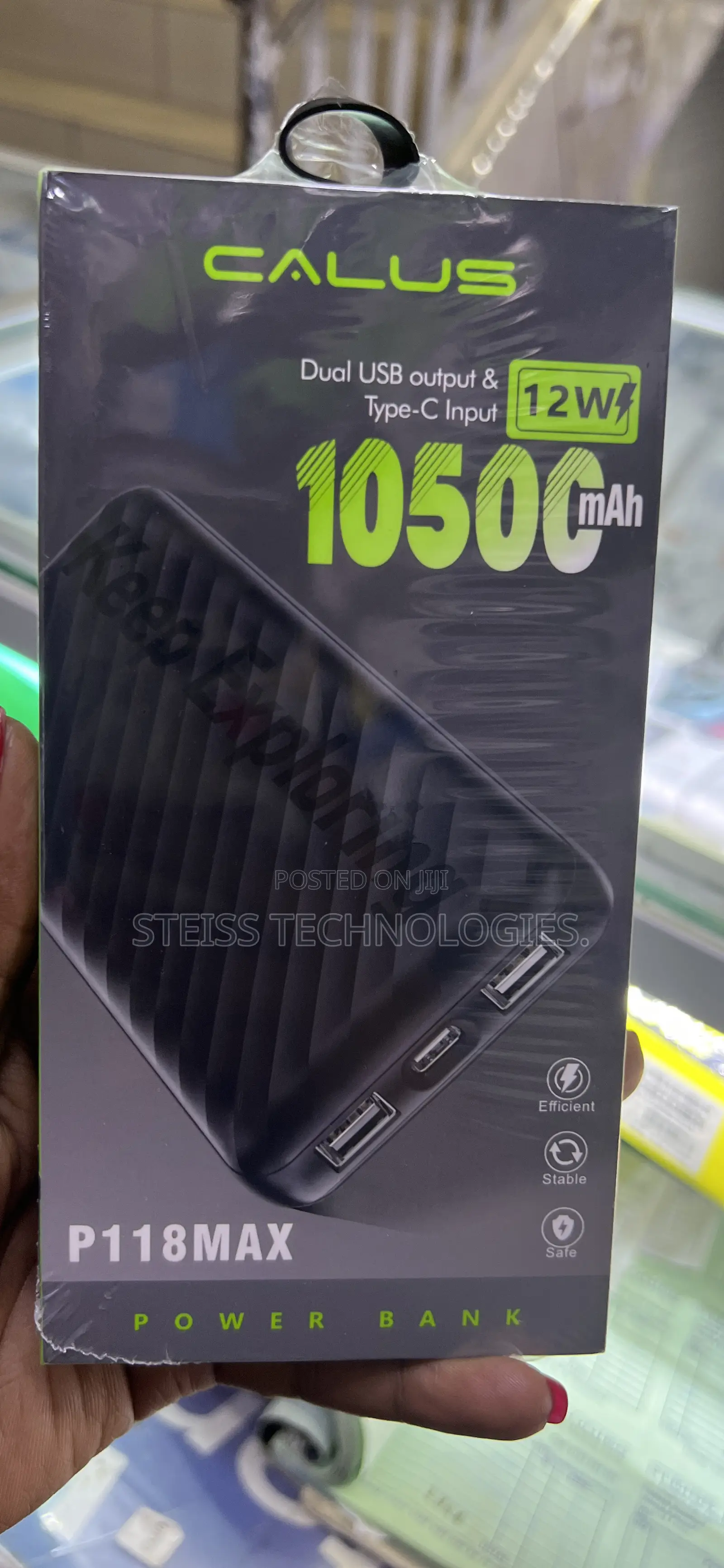 Calus 12watts 10000mah Slim Powerbank
