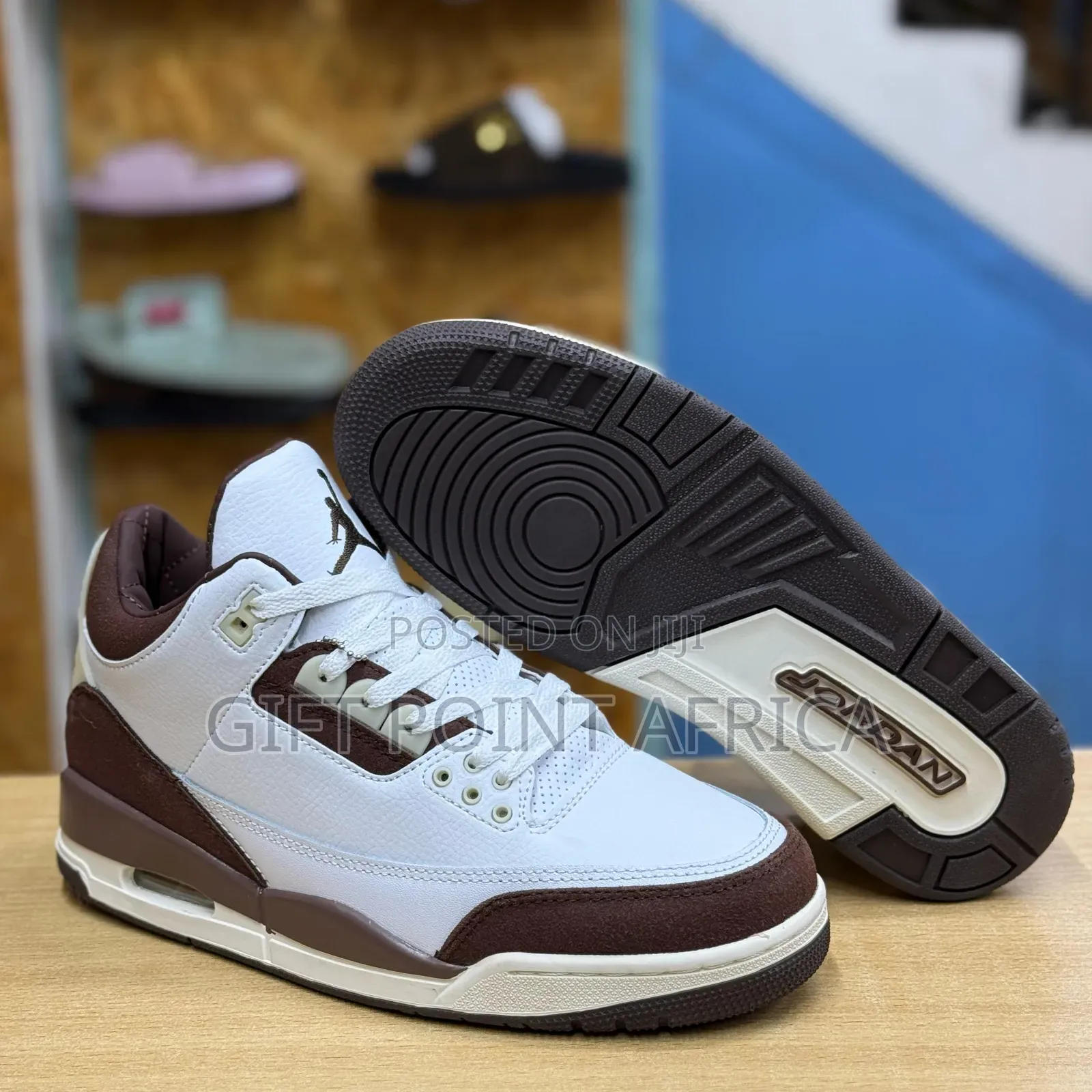 Jordan 3 Leather Sneakers