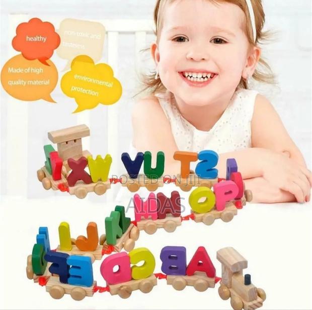 Wooden Letter Train - main view