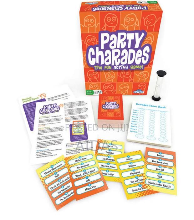 Party Charades Fun Games Cards - main view