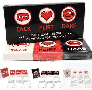 3 in 1 Talk, Flirt Dare Card Game