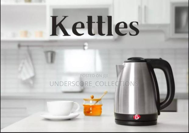 Silver Cordless Kettle - main view