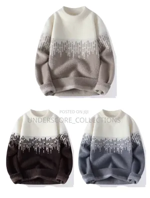 Round Neck Men's Sweaters