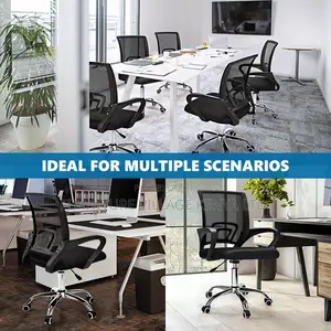 Adjustable Height Breathable Mid Back Swivel Chair
