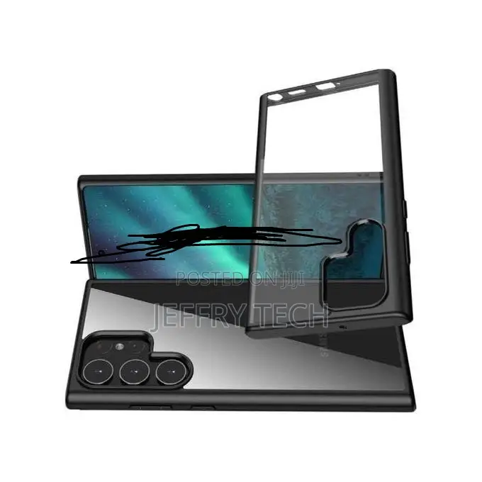 Black Frame Luxury Case for Samsung Galaxy S25 Ultra
