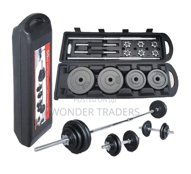 *50kg/York Barbell and Dumbbell Set*
.