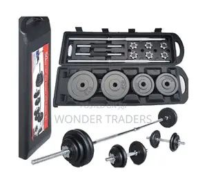 *50kg/York Barbell and Dumbbell Set;