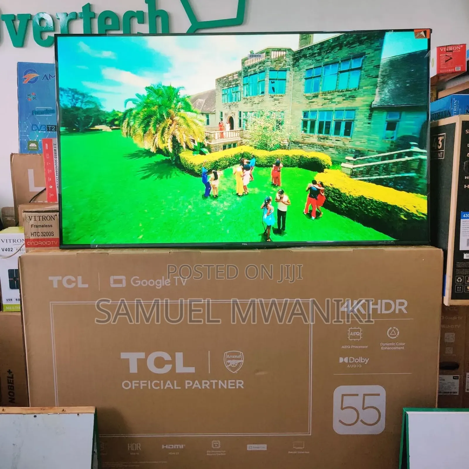 TCL 55′′ Tv Uhd Smart Google Tv With HDR V6c New Model