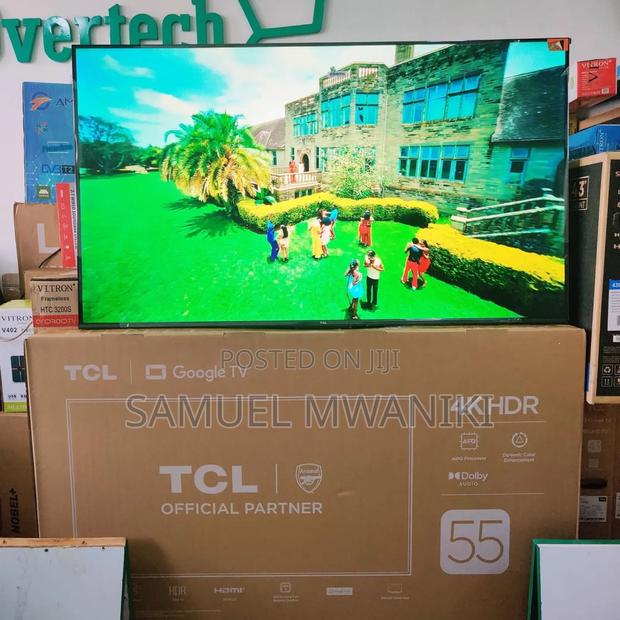 TCL 55′′ Tv Uhd Smart Google Tv With HDR V6c New Model - thumbnail 4