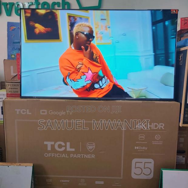 TCL 55′′ Tv Uhd Smart Google Tv With HDR V6c New Model - thumbnail 8