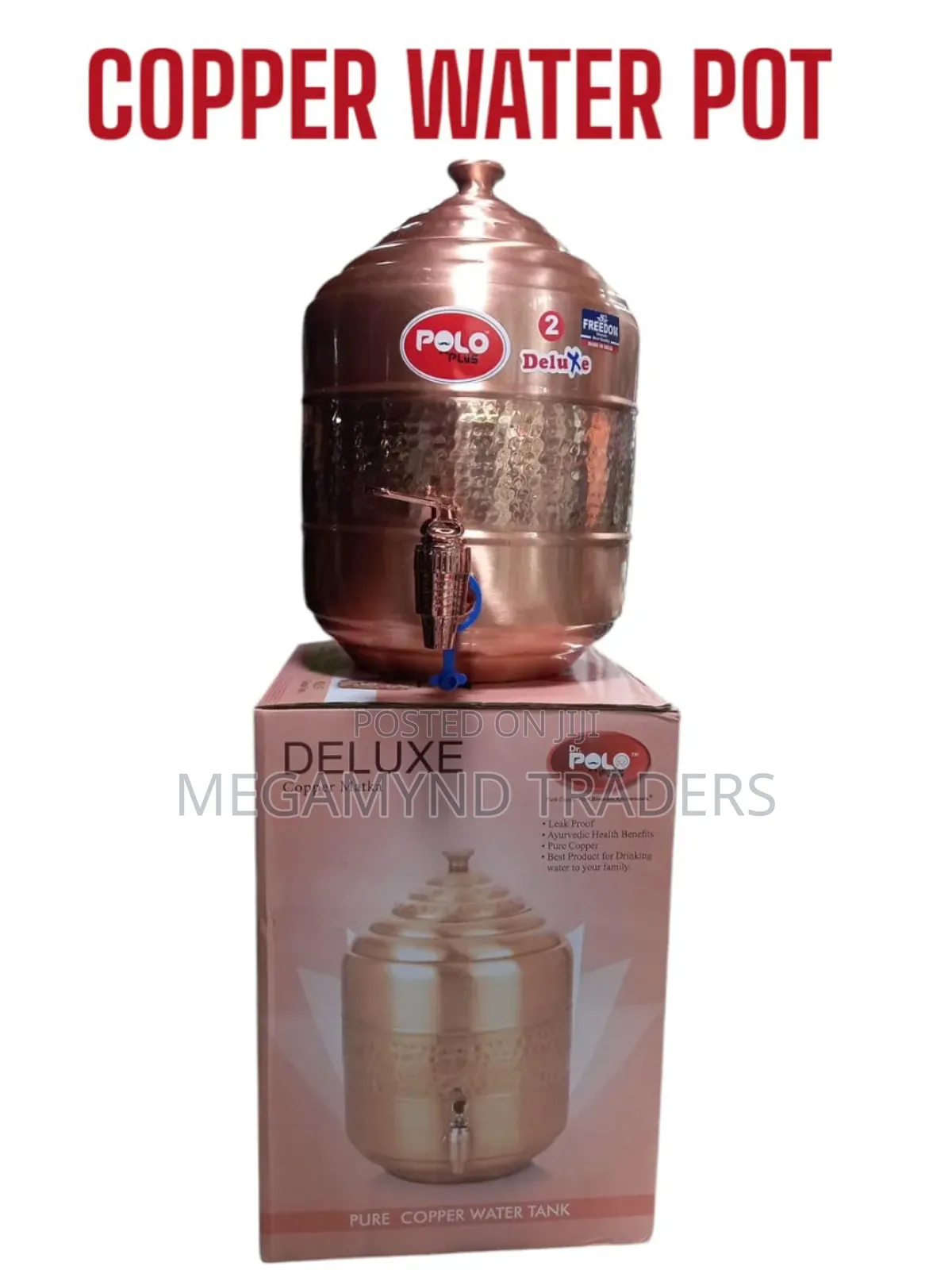 7 LTR Copper Water Dispenser / Pure Copper Tank