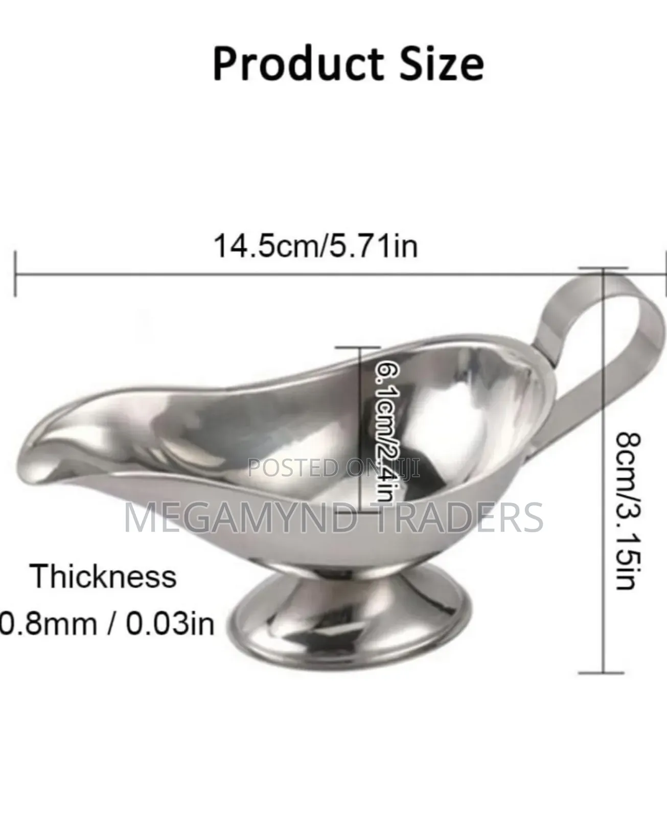 Sauce and Gravies Serving Boat/Stainless Steel Sauce Boat
