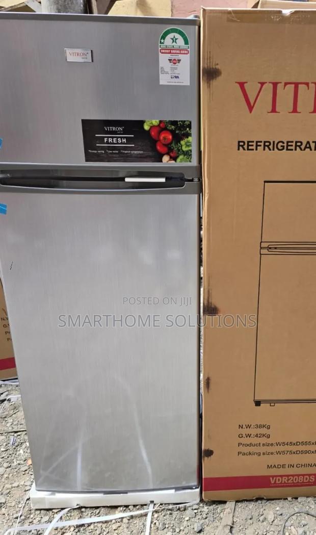 Vitron Vdr208ds 208 Liters Double Door Fridge v/208