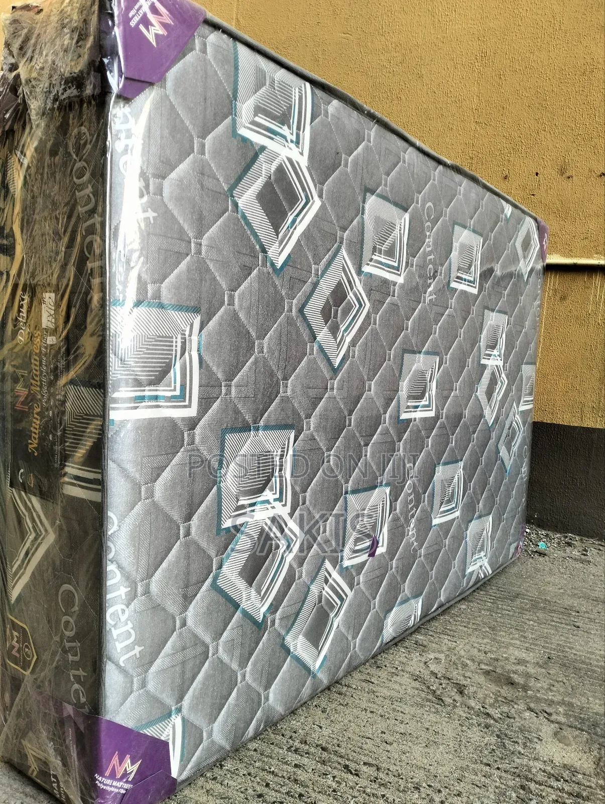 6 X 6 X 12" Fibre Quilted High Density Mattresses