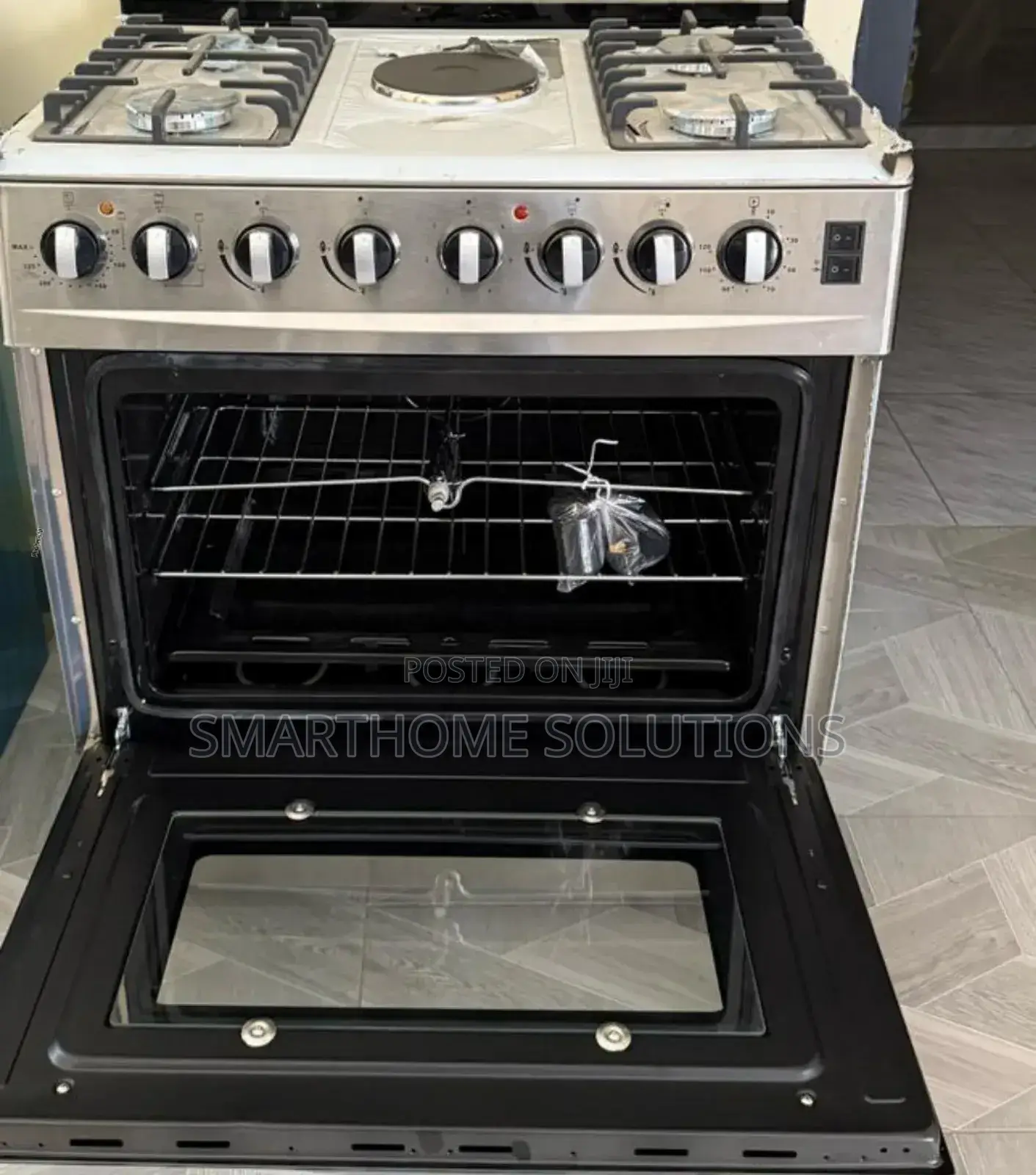 60*90 Sarahtech 4+1 With Electric Oven Standing Cooker S4+1