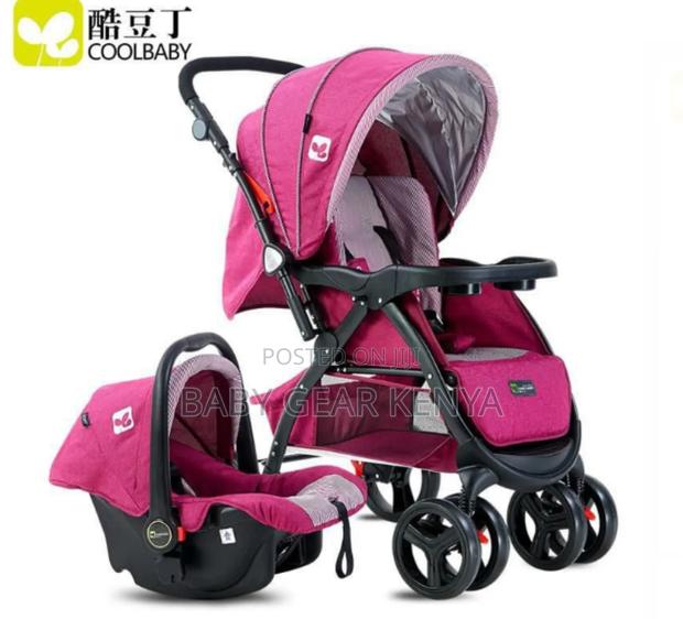 Cool Baby 2 in 1 Stroller Pimk