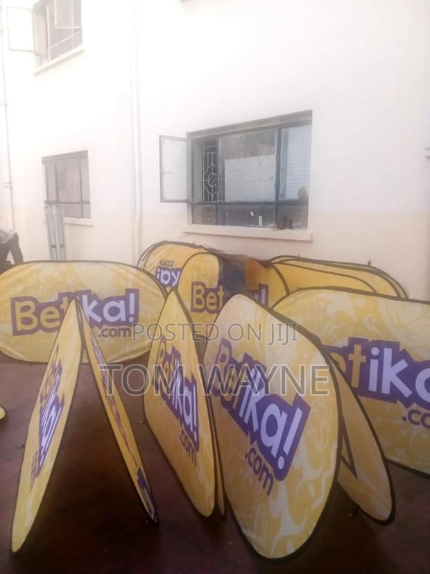 Double Sided Pop Up Banner Signage