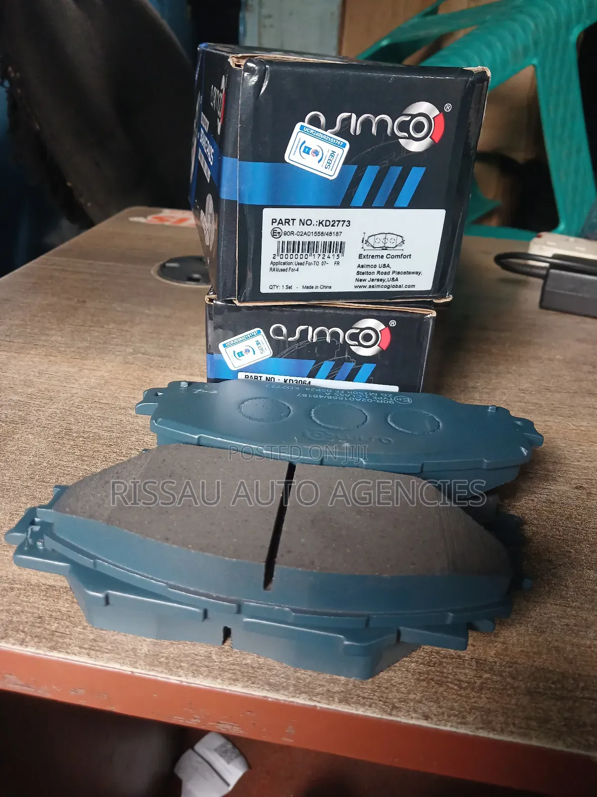 Toyota Vangurd and Rav 4 Asimco Front Brake Pads