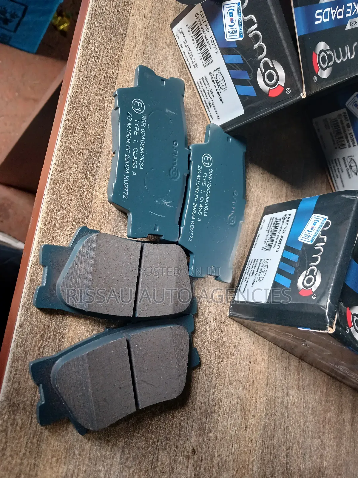Toyota Vangurd and Rav 4 Asimco Front Brake Pads