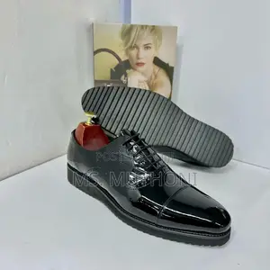 Black Premium Leather Quality Officials for Men 39-46