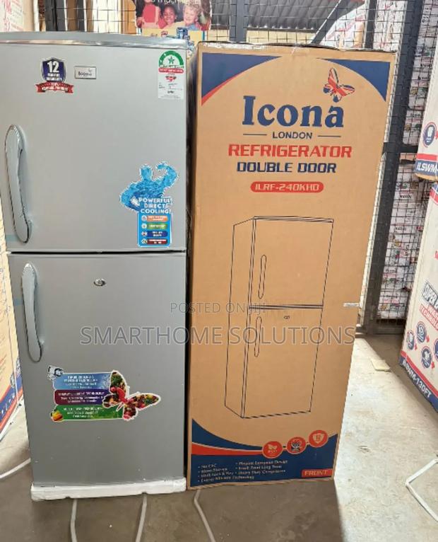 Icona 225 Litres Two Door Refrigerator With Handle I/225