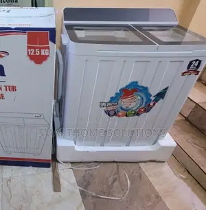 White Icona 12.5kgs Twin Tub Washing Machine I/12.5kg