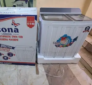 White Icona 12.5kgs Tub Washing Machine I/12.5kg