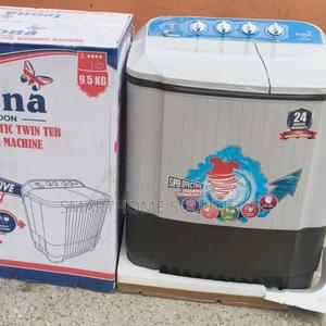 White 9.5kgs Icona Twin Tub Washing Machine I/9.5kg - thumbnail 2
