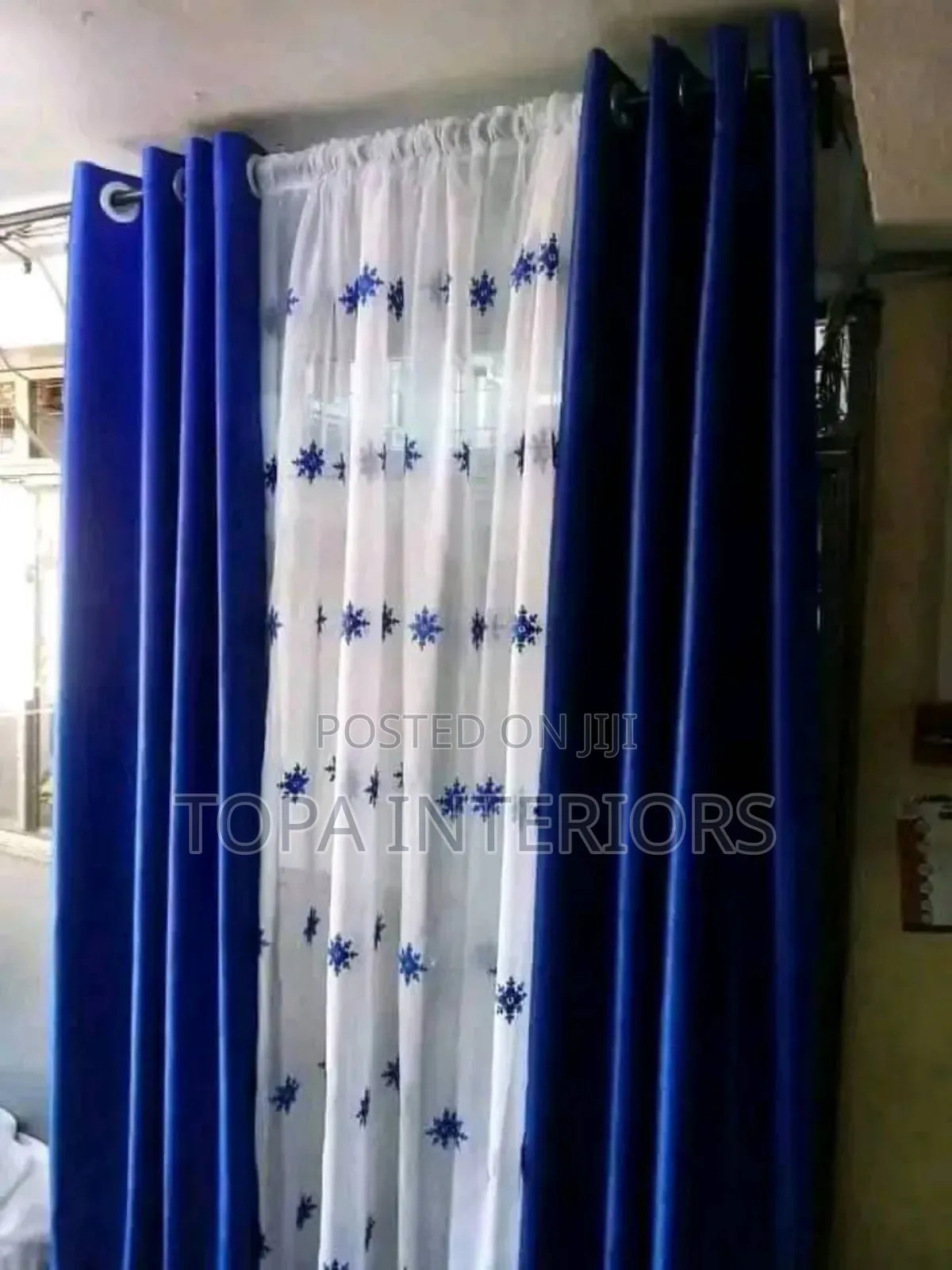 Royal Blue Window Curtains and Sheers Fir Home Decor