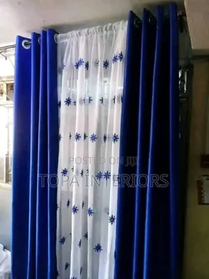 Royal Blue Window Curtains and Sheers Fir Home Decor