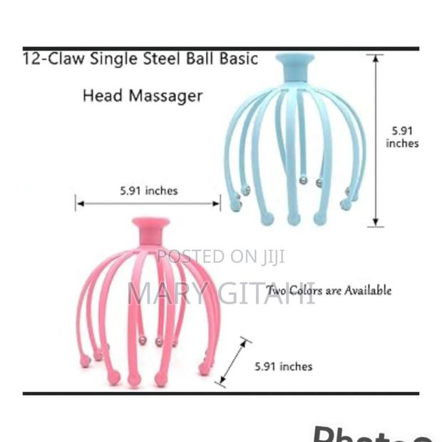 12 Claws Single Steel Ball Head Massager*