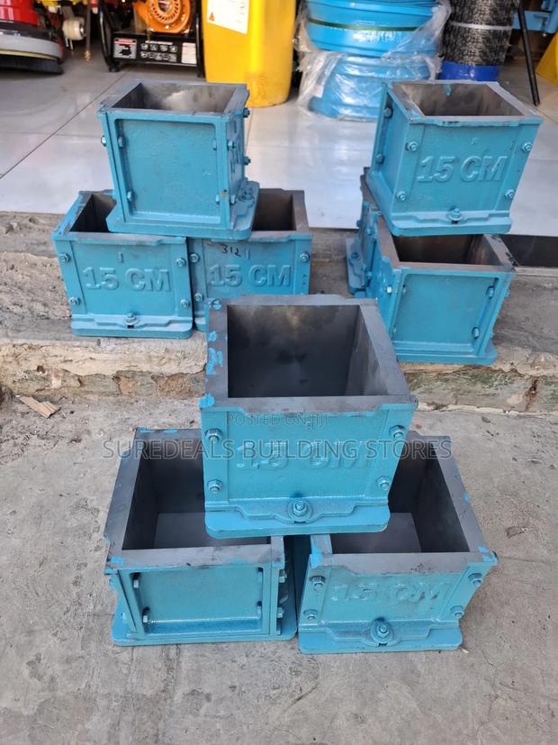 Cast Iron Square Ci Cube Mould. - main view