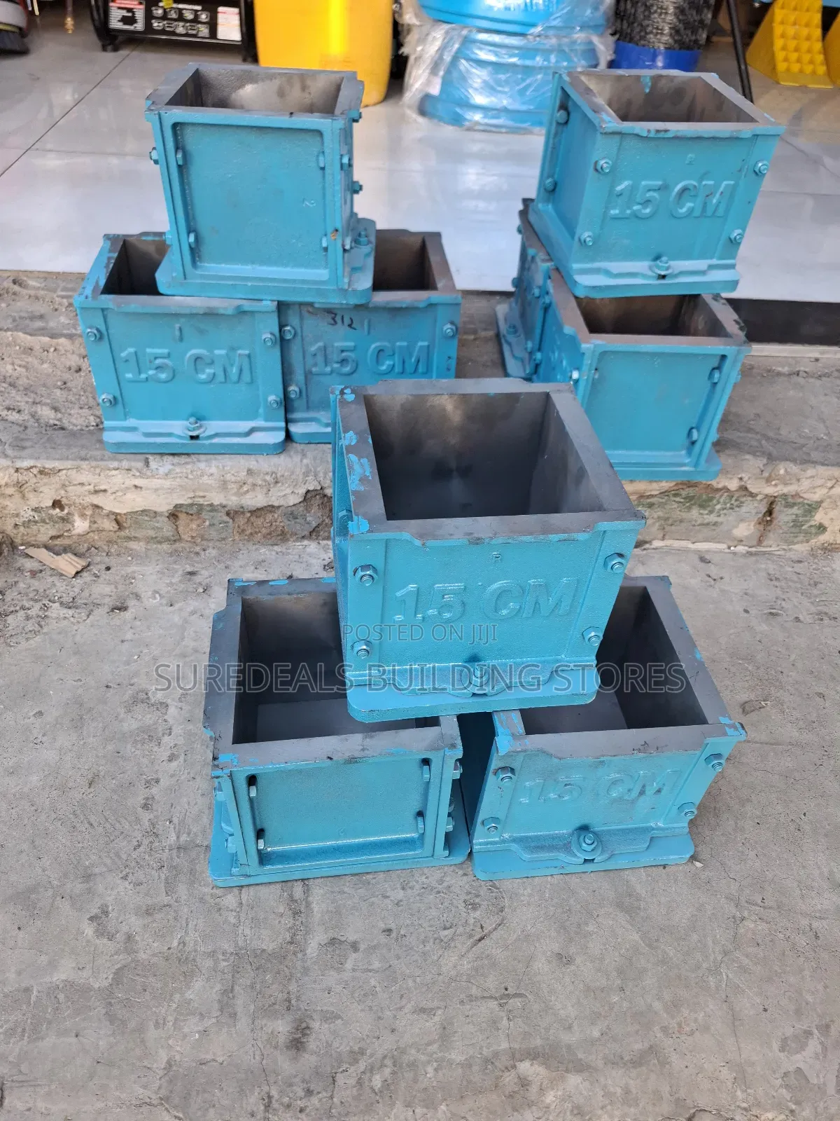 Cast Iron Square Ci Cube Mould.