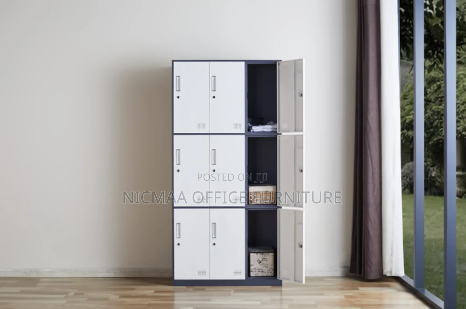 9-Locker File Cabinet