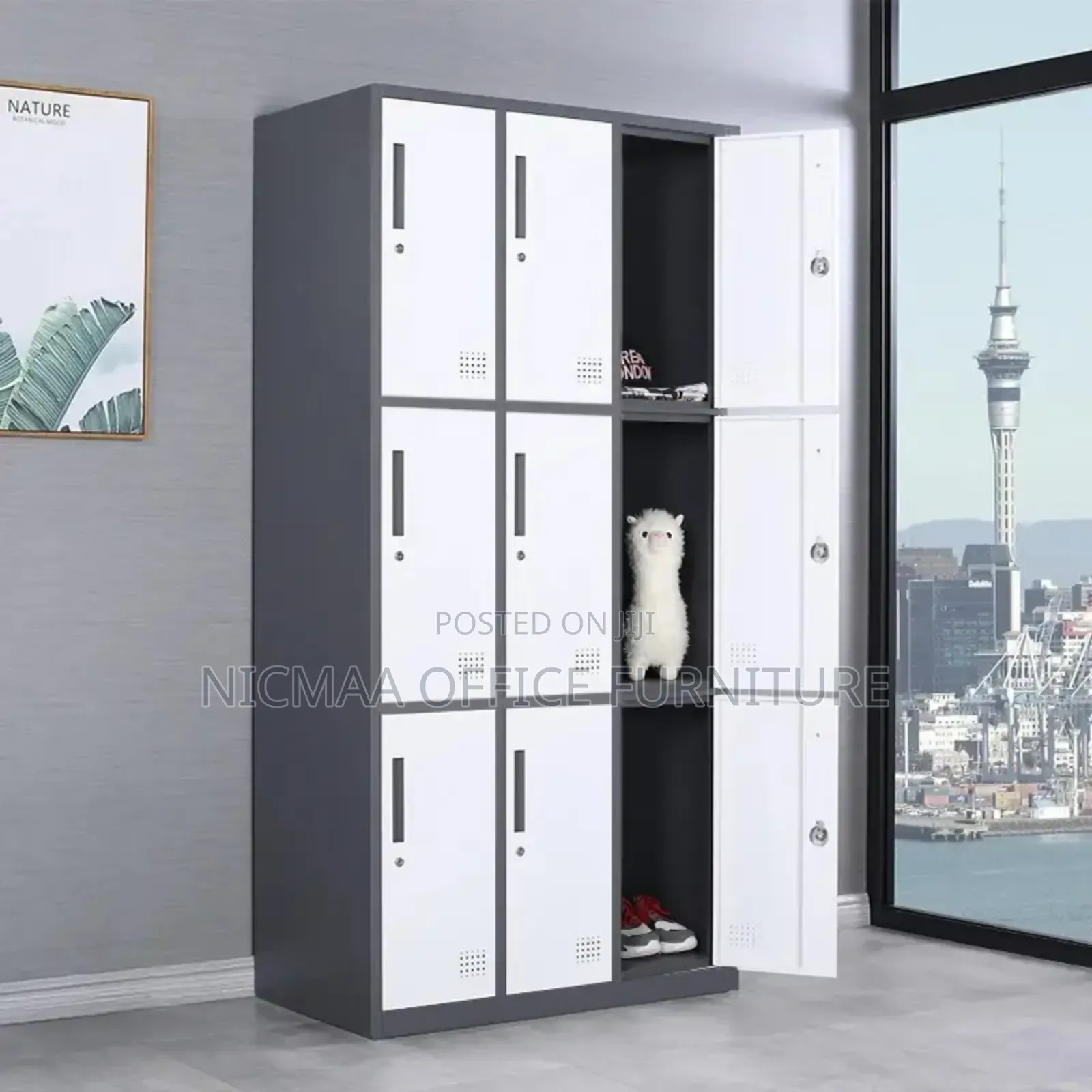 9-Locker File Cabinet