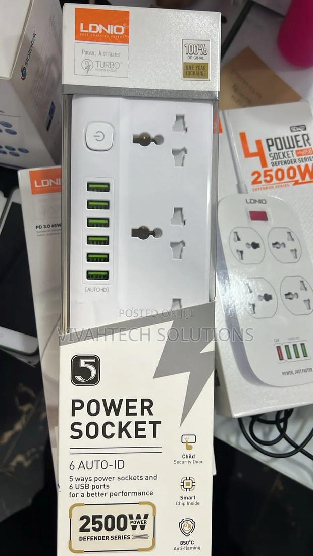 Ldnio 5 Ways Power Socket Extention Sc5614 - main view