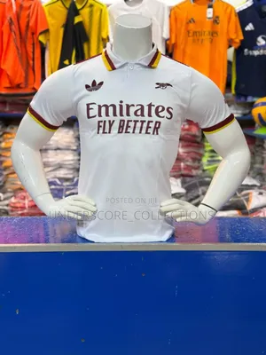 White Arsenal Football Jersey T Shirts