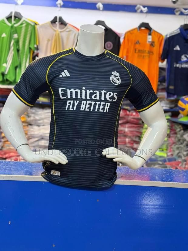 Black Arsenal Football Jerseys - main view