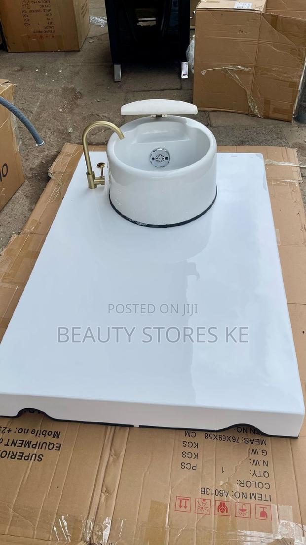 Pedicure Spa Machine Ceramic With Platform Pedicure Basin - thumbnail 4