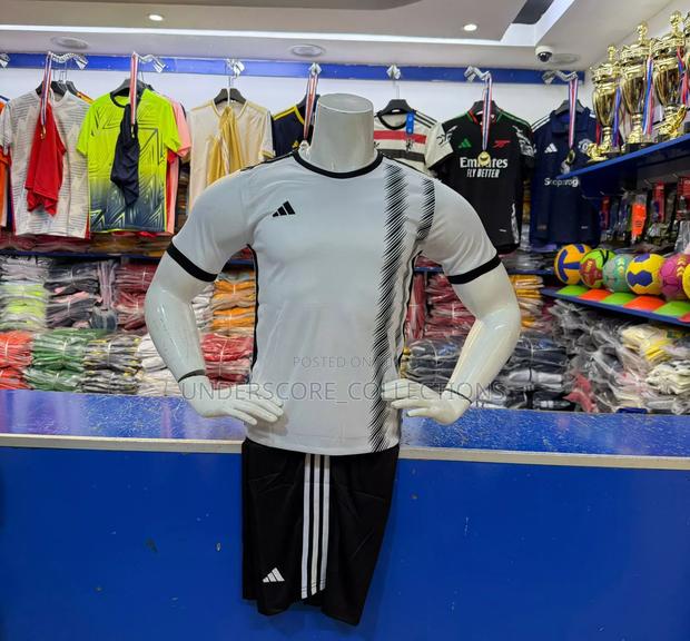 Grey Tshirt Football Track Sets - thumbnail 4